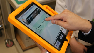 結果は電子カルテに自動登録
